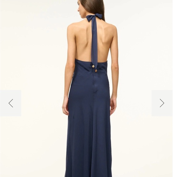 STAUD Navy Halter Dress - Picture 4 of 6